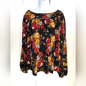 2/$20 Time And Tru XXL (20) Floral Top